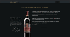 Desktop Screenshot of leonetti-cellar.com